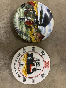 Vintage Case Commemorative Decorative Plate Collector's Set (2) ULTRA RARE - Picture 1 of 5