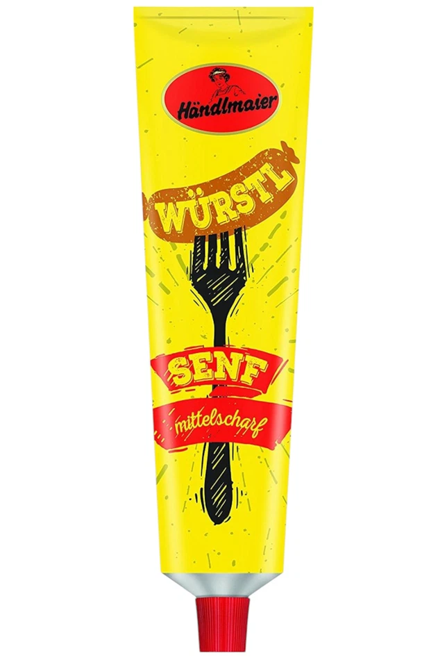 Händlmaier Würstlsenf 200 ml Tube Bratwurst Senf mittelscharf BB (14,95 EUR/l) - Bild 1 von 1