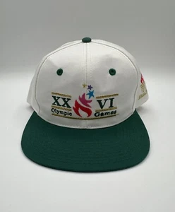 Vintage 1996 Atlanta Olympics 3 Bar The Game Snapback Cap Hat Rare Clean - Picture 1 of 7
