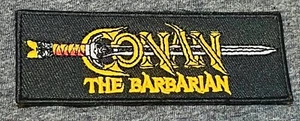 CONAN the BARBARIAN embroidered figure Patch action destroyer logo film He-Man - Picture 1 of 2