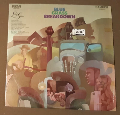 Living Guitars Blue Grass Breakdown by Camden Record 33rpm VINYL LP w/shrinkwrap - Image 1 of 3