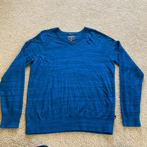 American Eagle Soft Light Sweater Mens Size Large L Classic Fit Blue Cotton - Picture 1 of 13