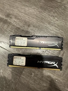 KINGSTON HyperX FURY DDR3 1600 8GB KIT 2x 4GB Desktop RAM Memory DIMM - Picture 1 of 2