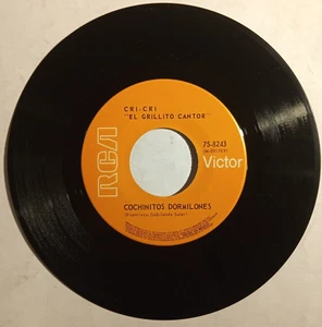 CRI-CRI -COCHINITOS DORMILONES / MARCHA DE LAS LETRAS- MEXICAN 7" SINGLE - Picture 1 of 3