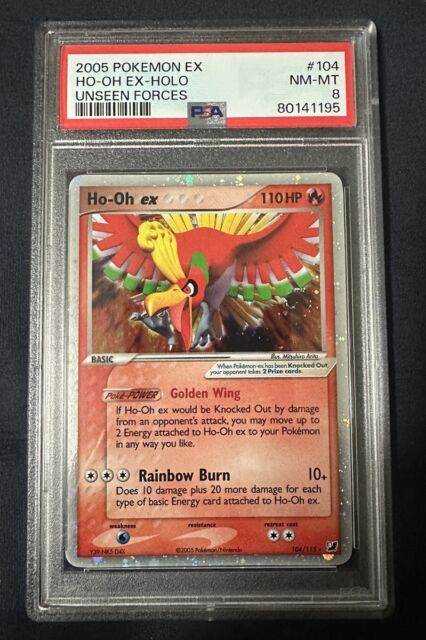 Ho-Oh ex 104/115 - EX Unseen Forces - EX Ruby & Sapphire - Pokemon Trading  Card Game - PokeMasters