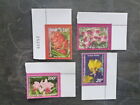 1998 MICRONESIA SET 4 ORCHIDS MINT STAMPS