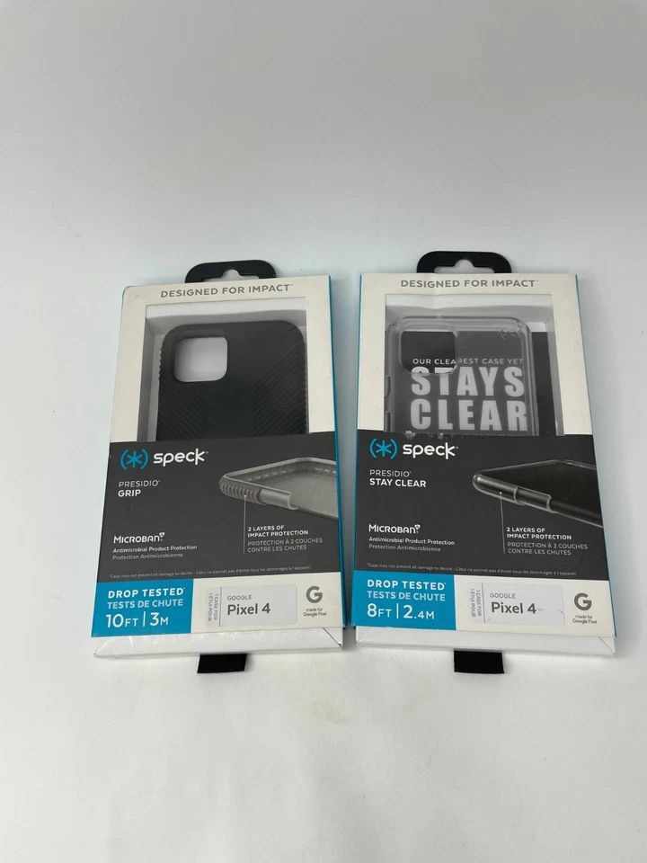 Speck Presidio Grip Series Case for Google Pixel 4 - Black S69