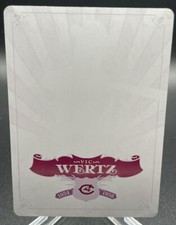VIC WERTZ CLEVELAND INDIANS 2006 SP LEGENDARY CUTS MAGENTA PRINTING PLATE 1/1
