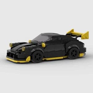 MOC LEGO Car: Porsche black 911 Speed Champions style Fast Delivery Perfect Gift - Bild 1 von 6