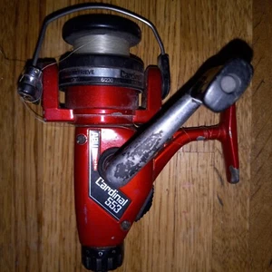 Abu Garcia Cardinal Red 553 Crestfire Spinning Reel Fresh Water Fishing 4.6:1 - Picture 1 of 4