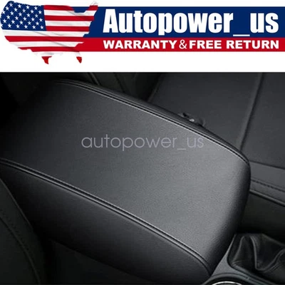 Almohadilla cubierta reposabrazos consola central de cuero negra para Subaru Forester XSL XT 13-18 Foto 1 de 4