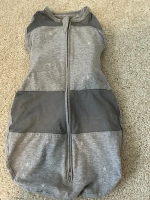 Saco de envoltura Happiest Baby - Talla S (5 - 12 libras) - Gris Foto 1 de 4
