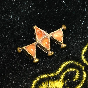 Genuine Ancient Roman Solid Gold Pendant Amulet with Carnelian Inlay - Picture 1 of 10