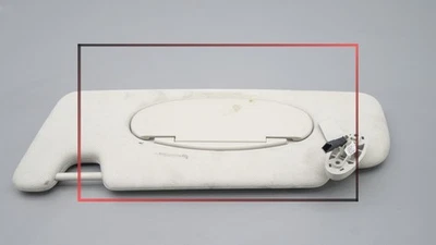 2014-2021 宝马 i3 i3s I01 左前驾驶员侧遮阳板遮阳板灰色原始设备制造商 — 第 1/4 张图片