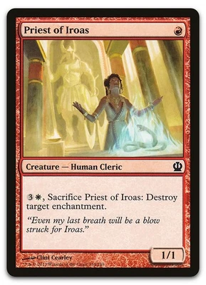Priest of Iroas #134 (NM) Theros THS Magic MTG - Image 1 of 2