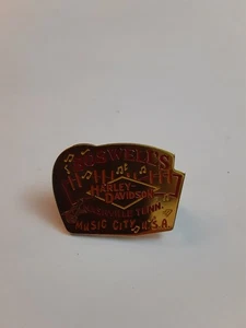 Boswell's Harley-Davidson Nashville Tennessee Pin Button Motorcycle Music City - Picture 1 of 2
