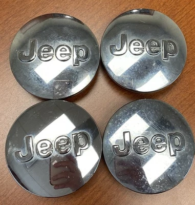 Jeep Grand Cherokee Compass Wrangler Wheel Center Caps 1LB77TRMAC Set of 4 - Image 1 of 3