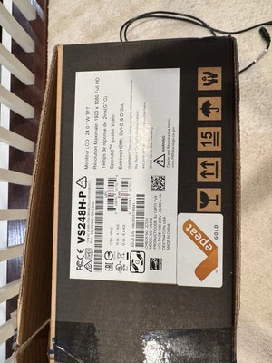 ASUS VS248H 24" Full HD LED Monitor - Black - Image 1 of 4