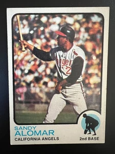 1973 Topps Sandy Alomar #123 California Angels - Picture 1 of 2
