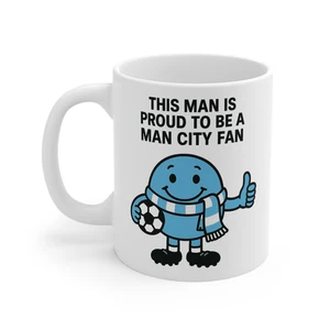 This Man Is Proud To Be a Man City Fan - Fußball Soccer Fan Supporter Tasse - Bild 1 von 3