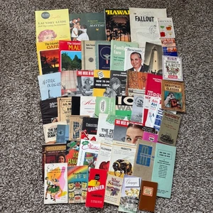 Lot of 55  paperback books and Misc. Ads etc. - Picture 1 of 14