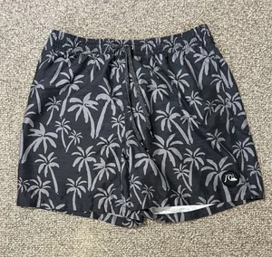 Pantalones Cortos Quiksilver Para Hombre Talla 30 | M Palmeras Gris Cordón Pattered - Imagen 1 de 7