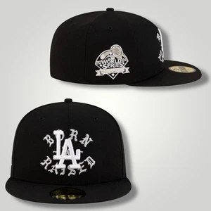 Los Angeles Dodgers Born x Raised 2024 World Series Patch New Era LA Cap - Picture 1 of 7