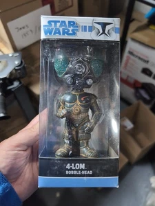 FUNKO STAR WARS ~ 4-LOM ~ BOBBLE-HEAD ~ 2008 - Picture 1 of 6