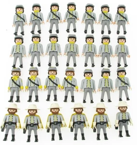 27x PLAYMOBIL Soldado Sureño ACW Western Figura Confederados Estados del Sur 3785 - Imagen 1 de 13