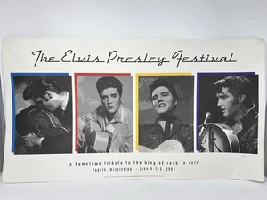 The ELVIS PRESLEY FESTIVAL 2004 EDICIÓN LIMITADA impresión 88/200 Tupelo, Mississippi raro - Imagen 1 de 19