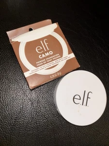 2 E.L.F. Camo Powder Foundation Compacts Rich 620 W Mirror & Applicator Sponge - Picture 1 of 7