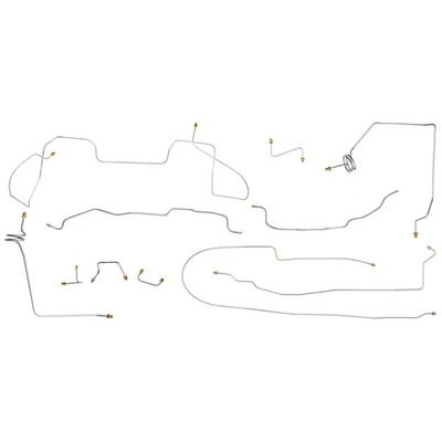 Chevrolet GMC K1500 1989 platón corto cabina extendida juego completo de línea de freno inoxidable Foto 1 de 4