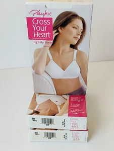 Playtex Cross Your Heart Bra Lightly Lined Seamless 655 WHITE Size 36B 3-pack - Picture 1 of 2