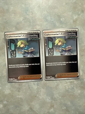 2x Ciphermaniac's Codebreaking 104/131 Prismatic Evolutions Reverse Holo X2 - Image 1 of 2