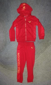 True Religion Boys Outfit (Hoodie & Sweatpants) - Size S (6) - NEW - Picture 1 of 7
