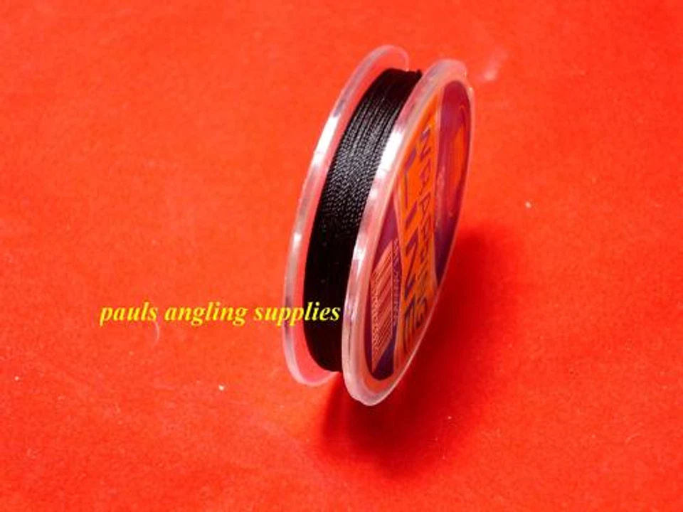 AS SHOWN Fishing Rod / Ring / Eyes Whipping Thread 25 metre in Black