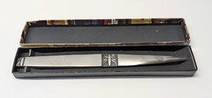 Vintage AS Stainless Steel Letter Opener - w/ Original Box - Solid & Heavy - Picture 1 of 6