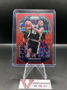 20/21 Panini Prizm Basketball - TIM DUNCAN RUBY RED WAVE PRIZM #30 - Picture 1 of 3