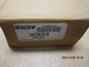 NEU MORSE/BROWNING 2AK28 X 5/8 ZOLL, KEILRIEMENSCHEIBE, 2 RILLEN. - Bild 1 von 2