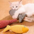 Fish Shape Biting Toys Plush Catnip Toy Cute Cat Scratcher