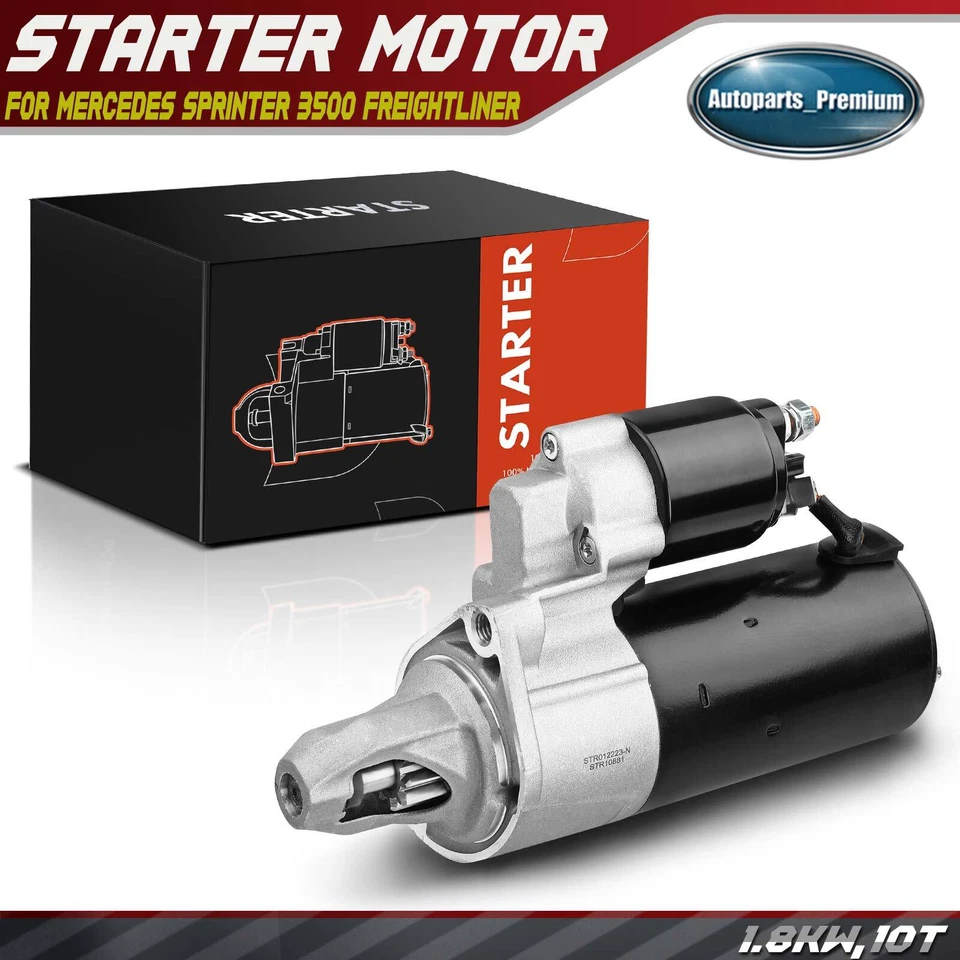 Motor De Arranque Para Mercedes-Benz Sprinter 2500 3500 Freightliner 1.8KW 12V CW 10T Foto 1 de 4