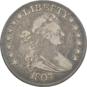 1807 Draped Bust Half Dollar 105 *8327 - Picture 1 of 3