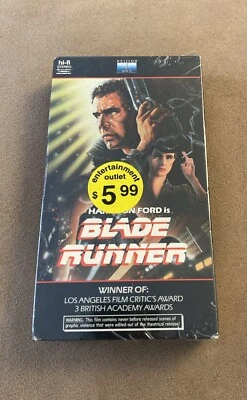 Blade Runner VHS 1987 Nelson - Brand New Sealed. H. Ford, Ridley Scott. - Image 1 of 4