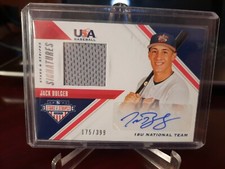 2020 Panini USA Baseball Stars & Stripes Signatures #175/399 Jack Bulger Auto