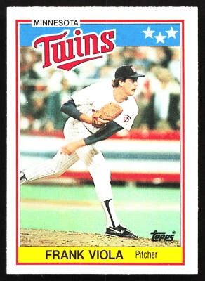 1988 Topps UK Minis Frank Viola #82 Minnesota Twins Baseball Card - Image 1 of 2