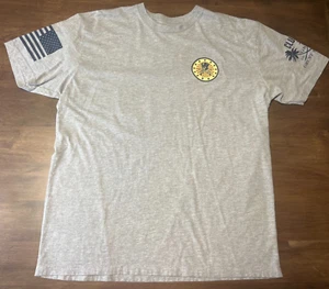 Grunt Style This We'll Defend Short Sleeve Gray T Shirt Size XL - Picture 1 of 5