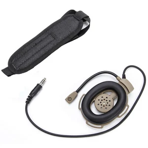Mikrofon douszny do U94 PTT Dwukierunkowe radio Walkie Talkie do Bowman Elite II - Zdjęcie 1 z 9