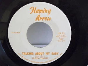 Gloria Walker,Flaming Arrow 35,"Talking About My Baby",US,7" 45,60s latin soul, - Picture 1 of 1