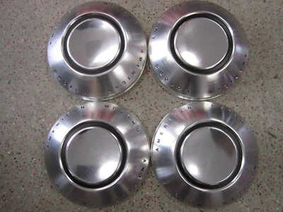 Juego (4) Tapacubos AMC Javelin AMX Plato Pobreza Años 60 Años 70 De Colección 10.0" Foto 1 de 4