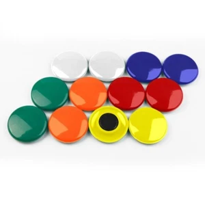 Grandes imanes de oficina de planificación para nevera, pizarra blanca, tablón de anuncios - 40 mm de diámetro - Imagen 1 de 17